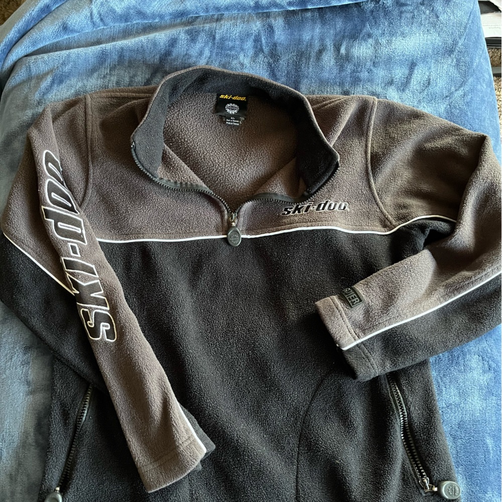 Skidoo fleece black size large